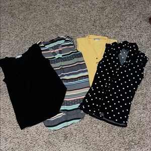 Sleeveless Tops Collection- size M